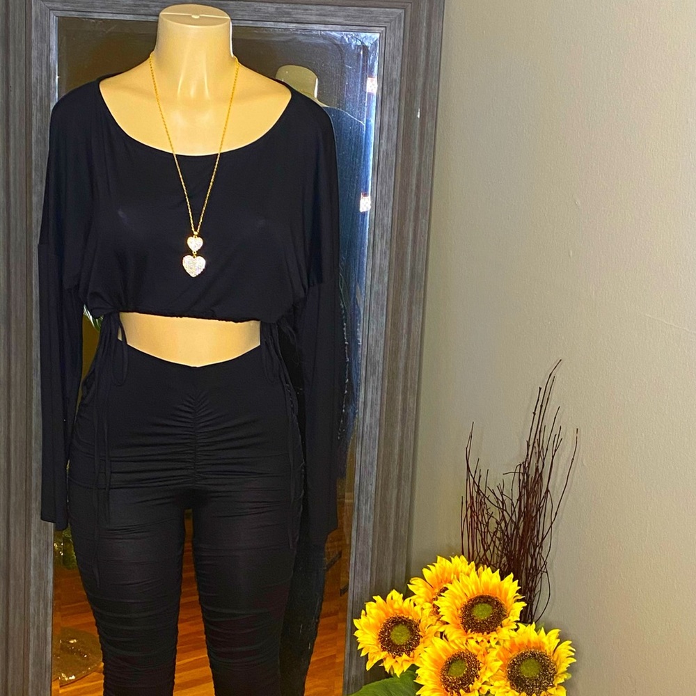 Scrunched two piece set